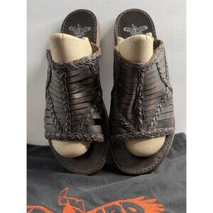 FREEBIRD BY STEVEN - Willow Leather Sandals - Women's Size 12 -BOHO Hippie